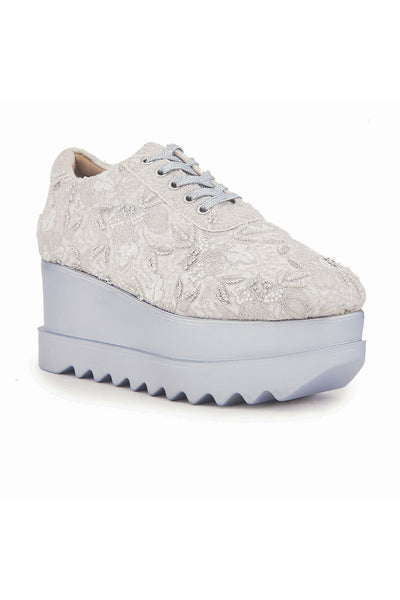 Vanilla Lulu Wedge Sneakers