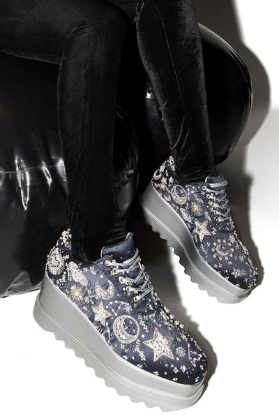 Moonwalk Wedge Sneakers