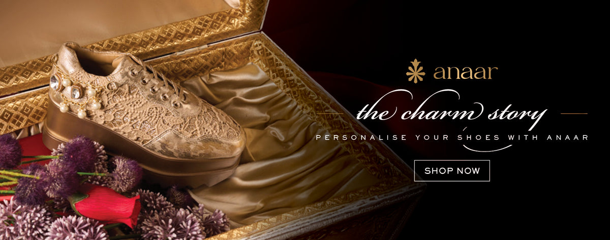 Anaar Bridal Shoes, Buy Bridal Footwear And Sneakers Online