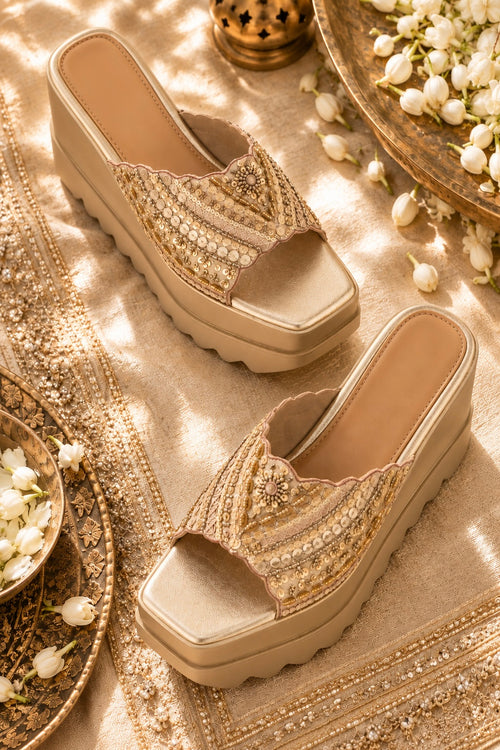 Spellbound Wedge Sandals