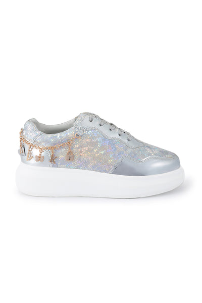 Disco 22 Classic Sneakers With Customized Golden Braclets