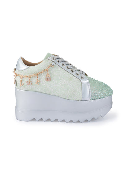 Macaron Magic Wedge Sneakers