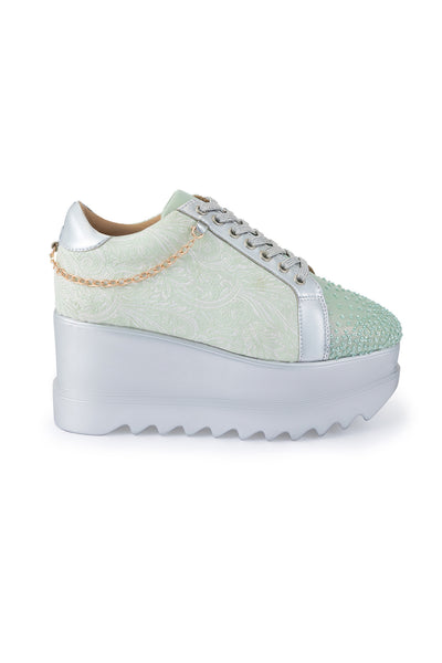 Macaron Magic Wedge Sneakers