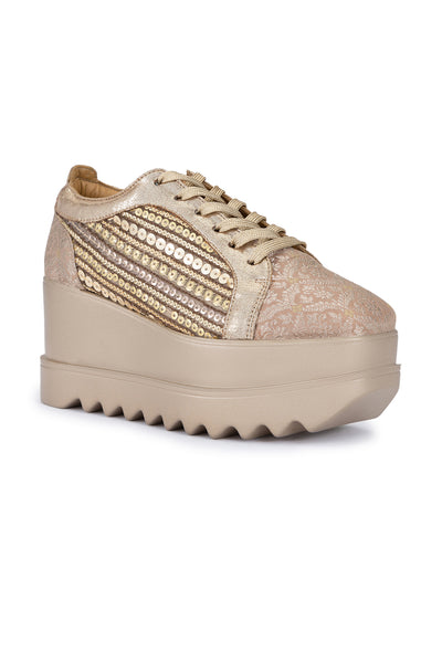 Gatsby Wedge Sneakers for Engagement / Reception - Anaar