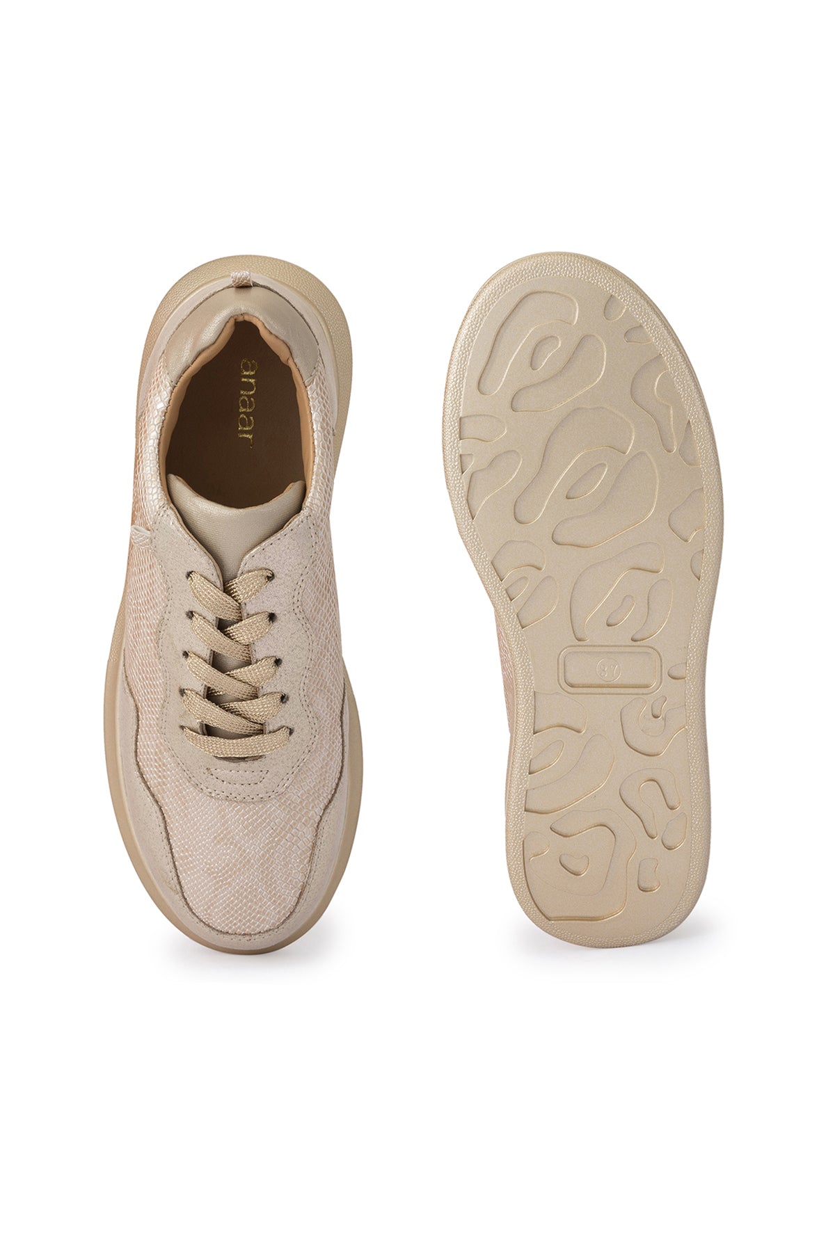 Groove Classic Sneakers With Comfortable Golden Sole
