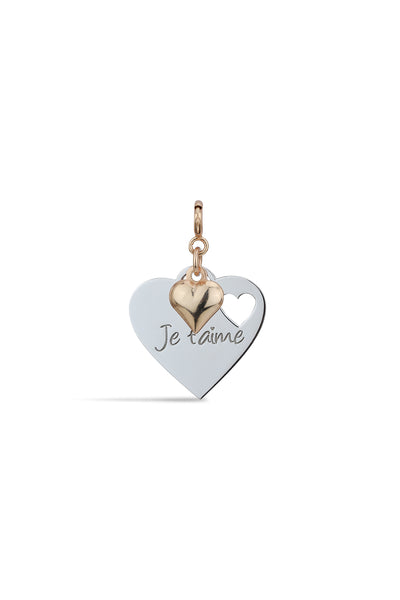 Golden Je Taime Heart