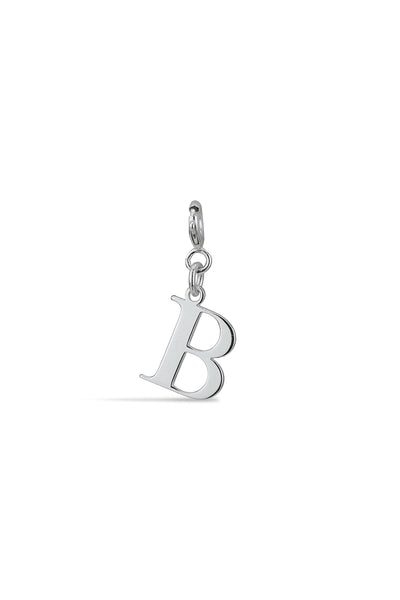 Silver Alphabet B