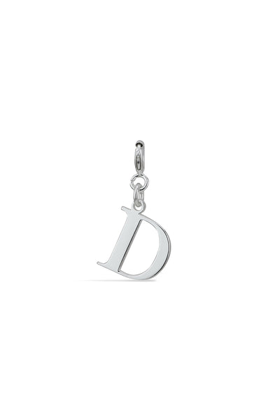 Silver Alphabet D