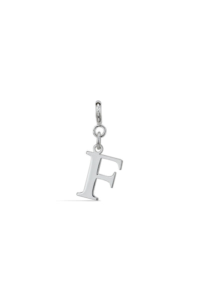 Silver Alphabet F