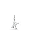 Silver Alphabet K