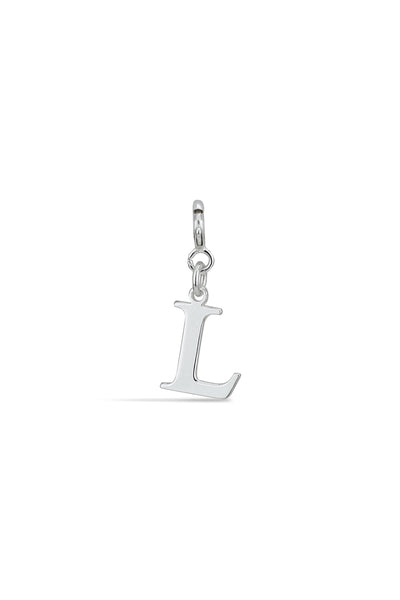Silver Alphabet L