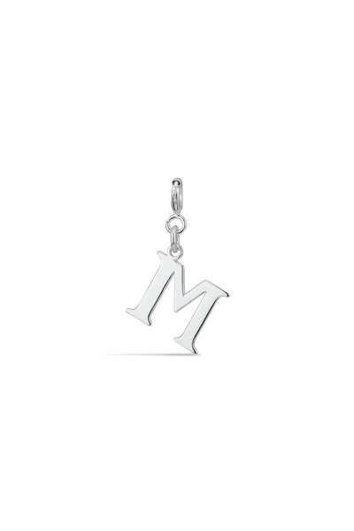 Silver Alphabet M