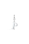Silver Alphabet P
