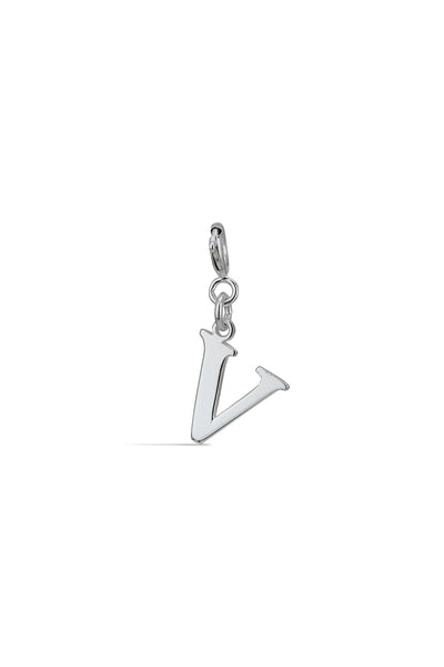 Silver Alphabet V