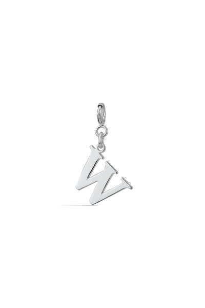 Silver Alphabet W